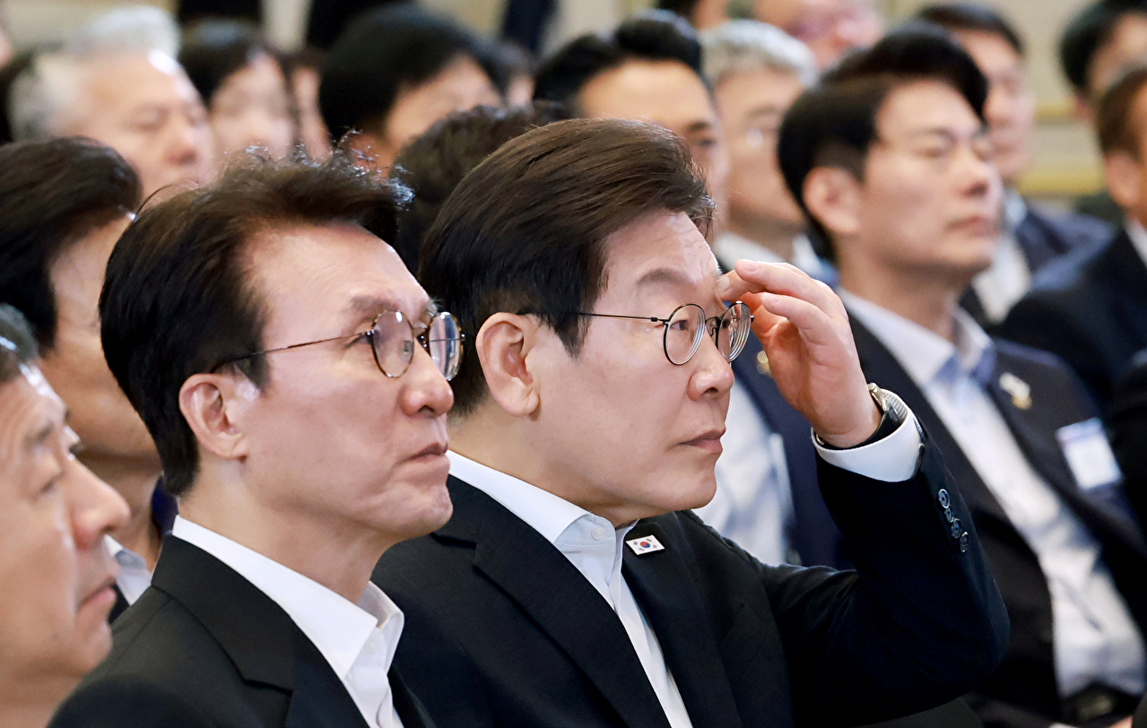 이재명 대통령이 13일 청와대 영빈관에서 열린 국정기획위원회 국민보고대회에서 발언하고 있다. 2025.8.13 [사진=연합뉴스]