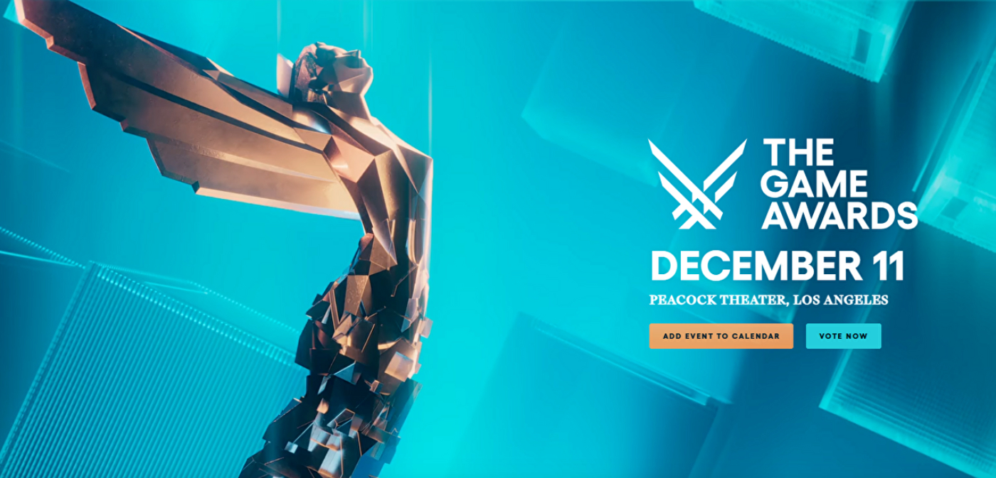 오는 11일(현지 시간) 미국 로스앤젤레스 피콕 시어터에서 더 게임 어워드가 열린다. [사진=더 게임 어워드 홈페이지]