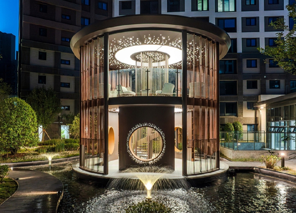 래미안 원페를라 윈드 라이브러리 가든. [사진=삼성물산 건설부문 ]