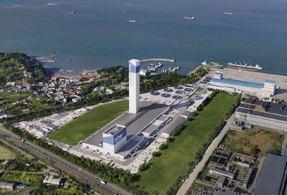 대한전선 당진해저케이블2공장 착공식에 참여한 주요 관계자들이 세리머니를 하고 있다. [사진=대한전선]