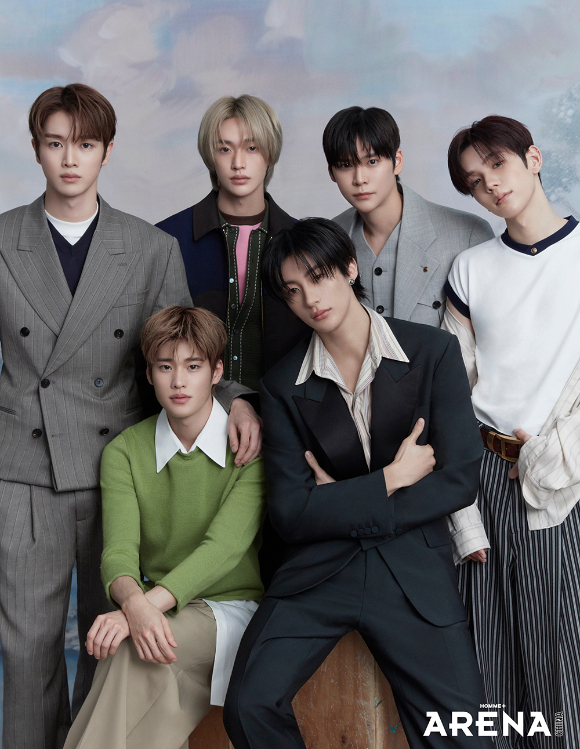 라이즈가 '아레나 옴므 플러스차이나' 1월호 화보를 촬영했다. [사진=아레나 옴므 플러스차이나]