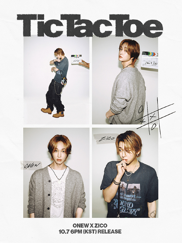 온유 타이틀곡 'Tic Tac Toe'(틱택토) 티저 포스터. [사진=그리핀엔터테인먼트]