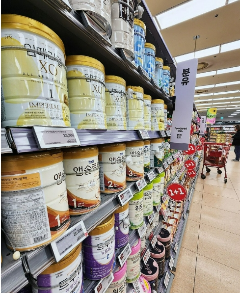 서울 시내 대형마트 분유판매대. [사진=연합뉴스]