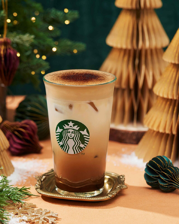윈터 스카치 바닐라 라떼. [사진=스타벅스]