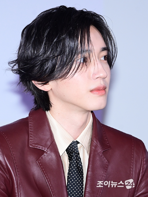 일본 배우 미치에다 슌스케가 3일 오후 서울 용산구 CGV 용산아이파크몰점에서 진행된 영화 '네가 마지막으로 남긴 노래' 내한 기자간담회에 참석하고 있다. [사진=정소희 기자]