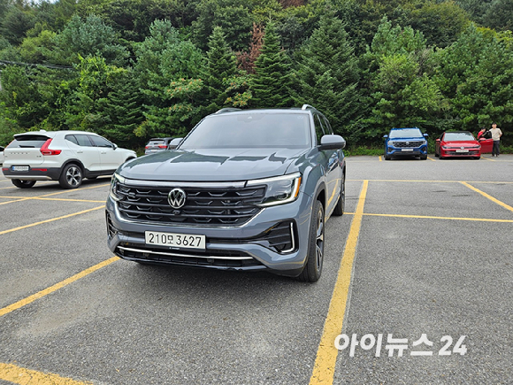 폭스바겐 대형 SUV '아틀라스' 전면부 [사진=설재윤 기자]