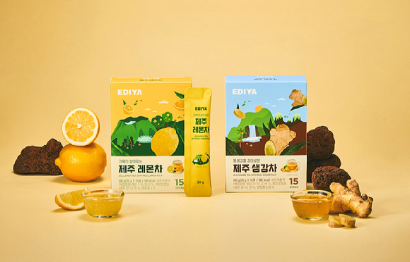 이디야커피 지역특화 액상 차 신제품 2종. [사진=이디야커피]