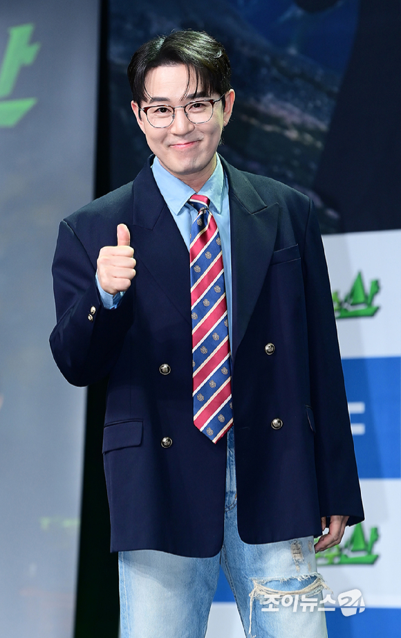 방송인 붐이 28일 오후 서울 마포구 상암동 MBC 신사옥에서 열린 MBC 새 예능 프로그램 '최우수산(山)' 제작발표회에서 참석하고 있다. [사진=정소희 기자]