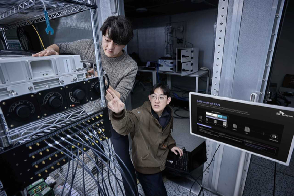 SKT "차세대 기지국 AI-RAN 실증 성공"