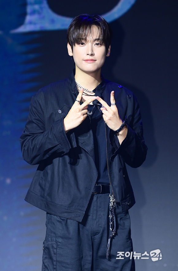 그룹 에스에프나인(SF9) 인성이 26일 오후 서울 마포구 상암동 큐브컨벤션센터에서 열린 SF9 정규 2집 '터내서티(TENACITY)' 프레스 쇼케이스에 참석하고 있다. [사진=정소희 기자]