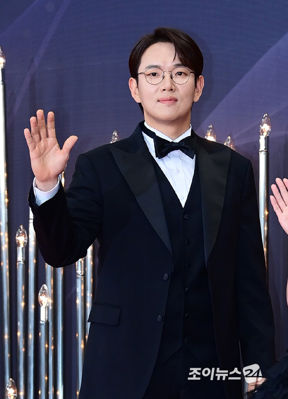 방송인 장성규가 31일 오후 서울 영등포구 여의도 KBS 신관홀에서 진행된 '2023 KBS 연기대상' 시상식에 MC로 참석하고 있다. [사진=조이뉴스24 포토DB]