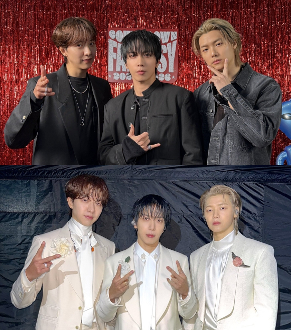 밴드 씨엔블루 이정신, 정용화, 강민혁이 페스티벌에서 독보적인 에너지를 발산해 호평을 얻고 있다. [사진=FNC엔터테인먼트]