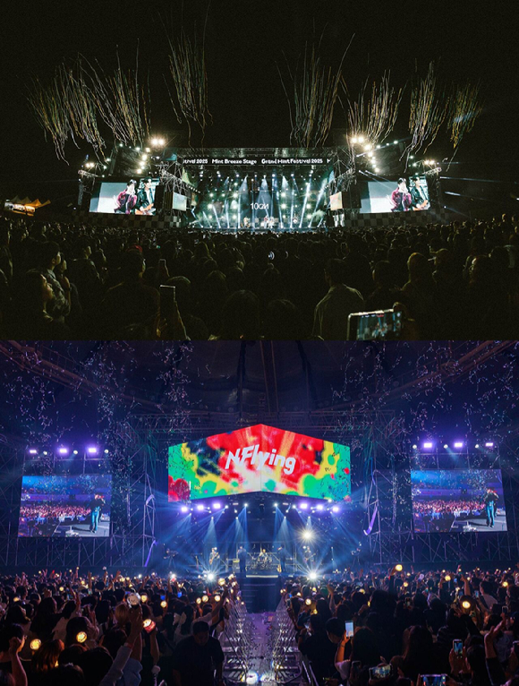 엔플라잉·홍이삭, GMF 2025 첫 헤드라이너⋯음악 대축제 성료