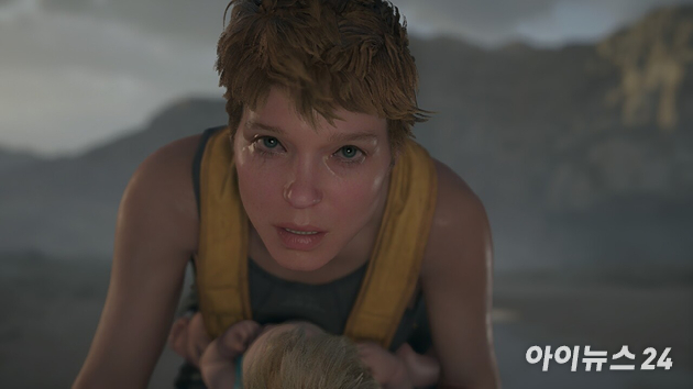 코지마 프로덕션 '데스 스트랜딩2: 온 더 비치' PC 버전 게임 플레이 화면. [사진=박정민 기자]