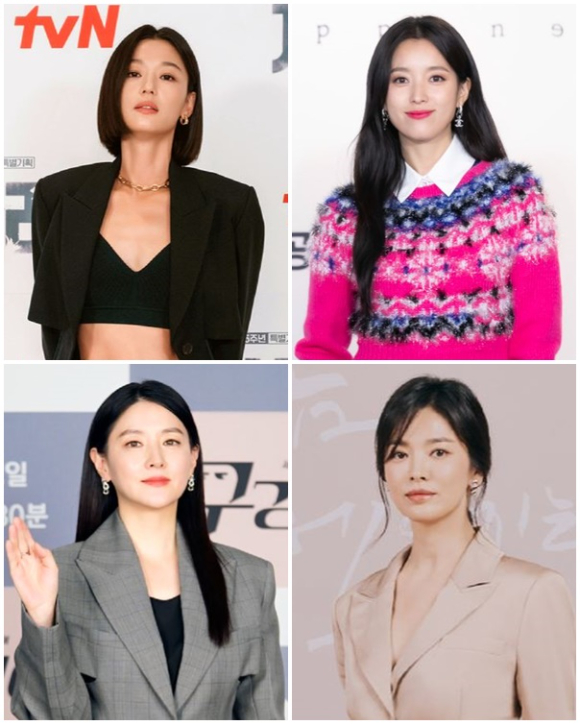 전지현 한효주 송혜교 이영애 [사진=tvN, SBS, JTBC]