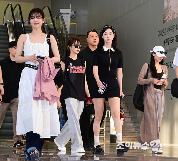 [포토] 에스파(aespa), 너무 다른 매력의 공항패션