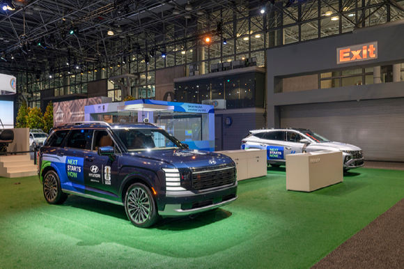 현대차가 1일(현지시간) '2026 뉴욕 국제 오토쇼'에서 '볼더'&nbsp;콘셉트를 세계 최초로 공개하고 있다. [사진=현대자동차]