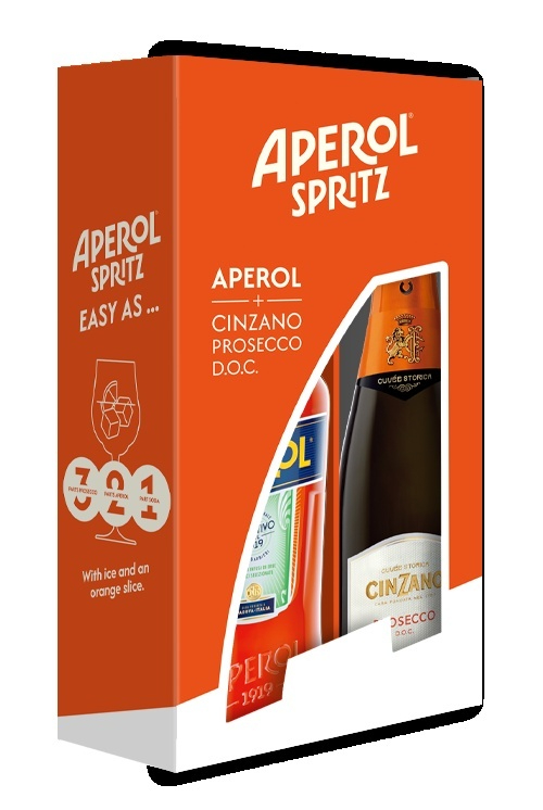 리뉴얼된 아페롤 스프리츠 듀오팩. [사진=캄파리코리아]