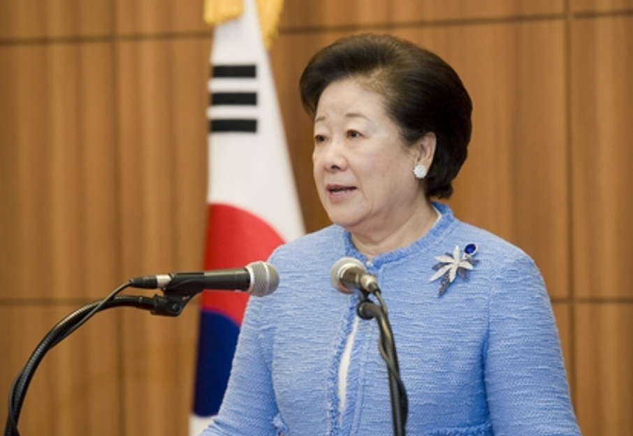 한학자 통일교 총재. 통일교 제공. [사진=연합뉴스]