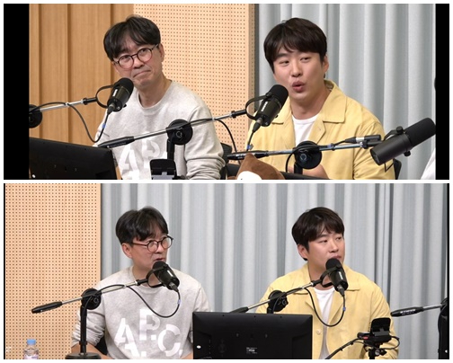 '컬투쇼' 장항준 감독과 안재홍 [사진=SBS]