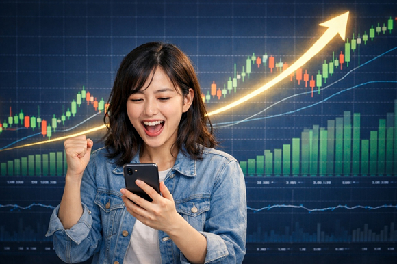 주가 상승 이미지. [사진=챗GPT AI 생성 이미지]