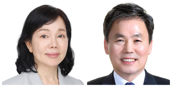 대통령실은 2일 이재명 대통령이 개인정보보호위원회 위원장에 송경희 성균관대 인공지능융합원 인공지능신뢰성센터장(왼쪽)을, 고준위 방사성폐기물 관리위원회 위원장에 김현권 전 의원을 내정했다고 밝혔다. 2025.10.2 [사진=연합뉴스]