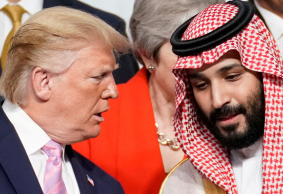 트럼프 미국 대통령(왼쪽)과 무함마드 빈 살만 사우디 왕세자(오른쪽). [사진=로이터/연합뉴스]