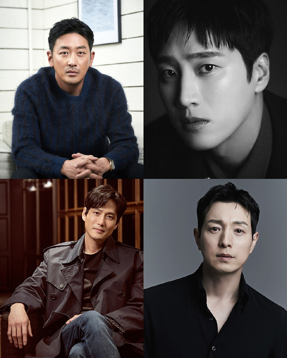 하정우, 안보현, 박해준, 정성일이 '내부자들:악인들의 탄생'(가제)에 출연한다. [사진=각 소속사]