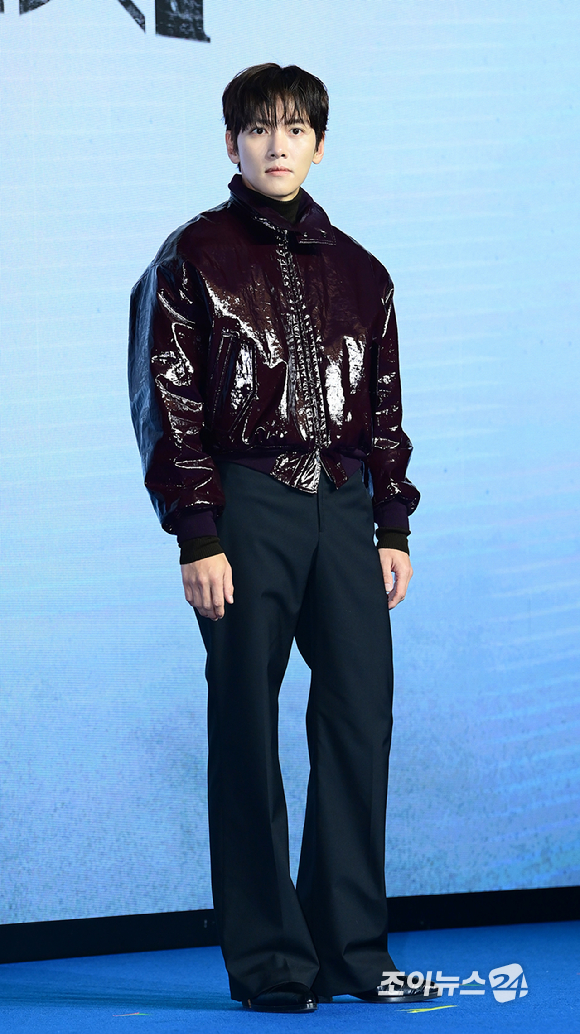 배우 지창욱이 3일 오전 서울 영등포구 콘래드 서울에서 열린 디즈니 플러스 오리지널 '조각도시' 제작발표회에 참석하고 있다. [사진=정소희 기자]