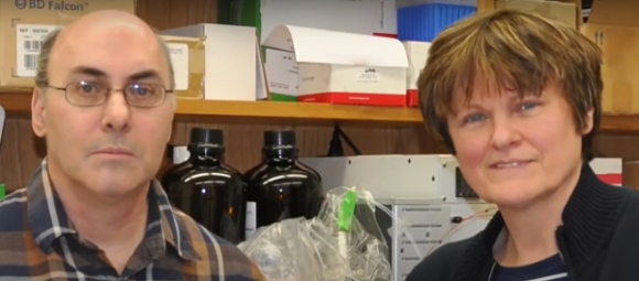 mRNA 백신을 연구해 온 드루 와이스먼과 카탈린 카리코(오른쪽) 박사. [사진=NBC]