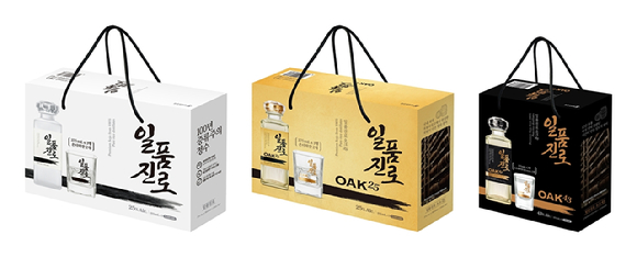 일품진로 선물세트 라인업. [사진=하이트진로]