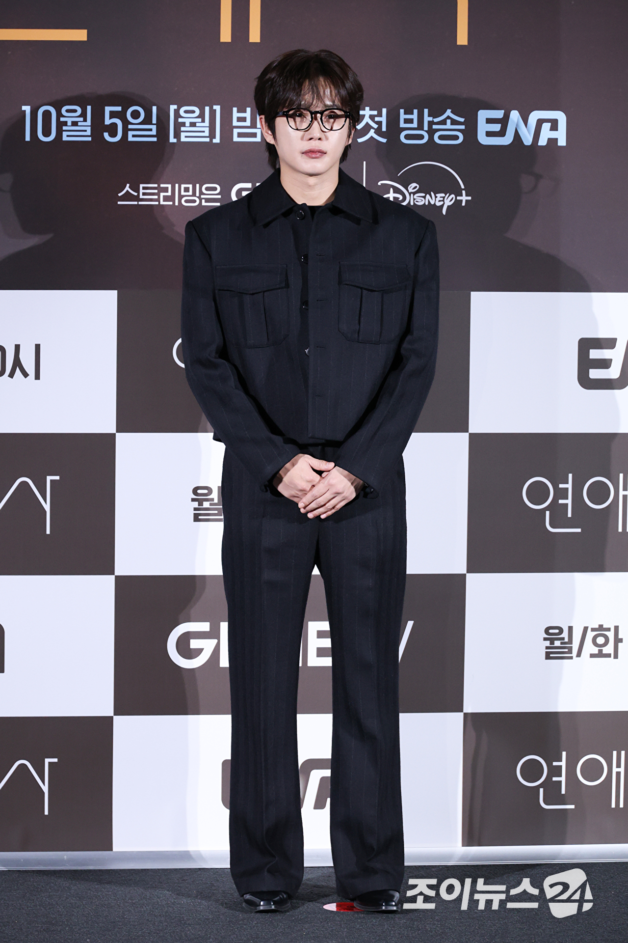 배우 김민석이 2일 오후 서울 용산구 CGV아이파크몰점에서 진행된 ENA 새 월화드라마 '연애박사' 제작발표회에 참석해 포즈를 취하고 있다. [사진=문수지 기자]