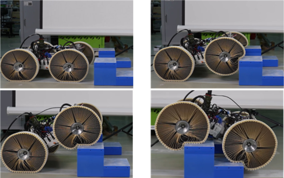 한국기계연구원이 하지장애인을 위한 로봇 휠체어를 개발했다.[사진=한국기계연구원]