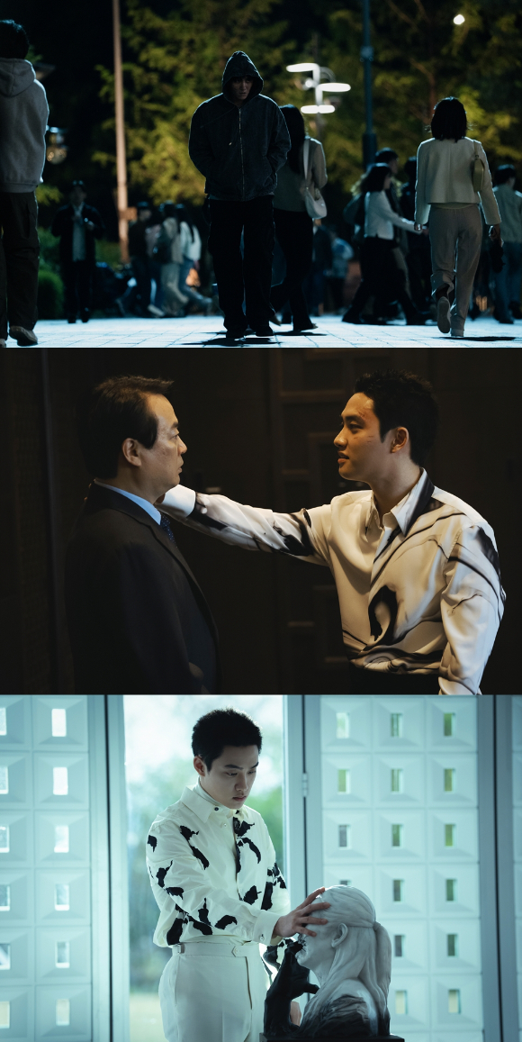 배우 지창욱, 도경수가 디즈니+ '조각도시'에서 열연하고 있다. [사진=월트디즈니 컴퍼니 코리아]