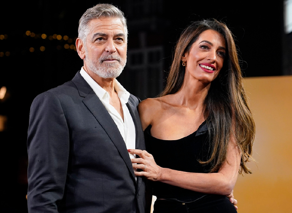 배우 조지 클루니와 아내 아말 클루니 [사진=AP/연합뉴스]