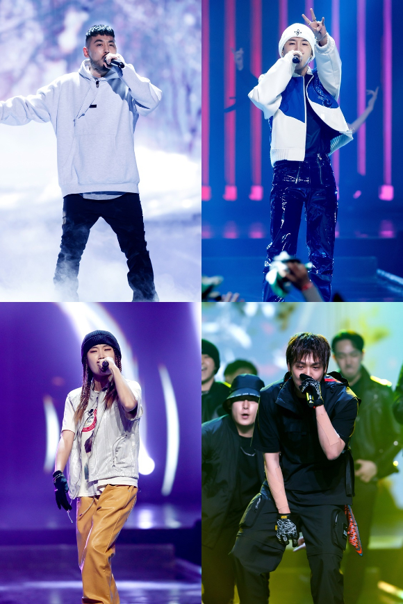 '쇼미더머니10' 쿤타 비오 신스 조광일 스틸컷 [사진=Mnet]