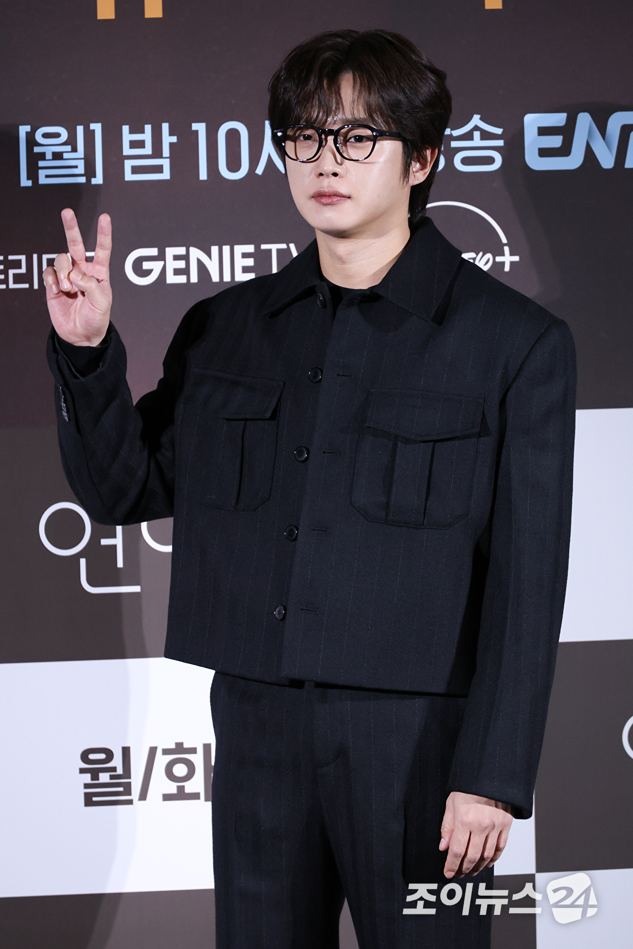 배우 김민석이 2일 오후 서울 용산구 CGV아이파크몰점에서 진행된 ENA 새 월화드라마 '연애박사' 제작발표회에 참석해 포즈를 취하고 있다. [사진=문수지 기자]