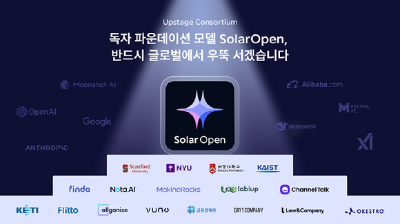 업스테이지 독자AI 컨소시엄 이미지. [사진=업스테이지]