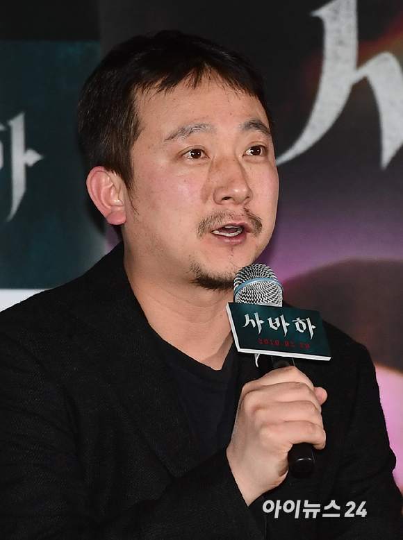 장재현 감독이 영화 '사바하' 언론시사회에 참석하고 있다. [사진=정소희 기자]