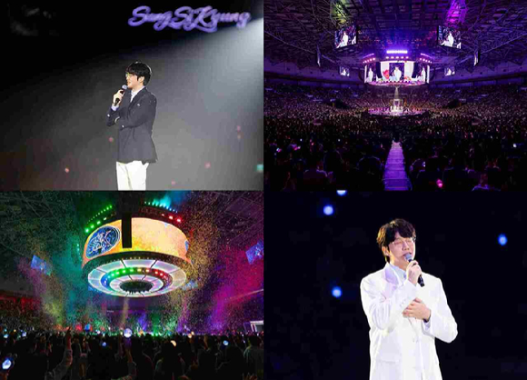 성시경 콘서트 현장 이미지 갈무리 [사진=SBS]