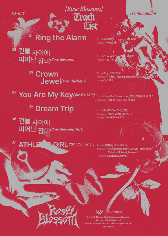 하이키 트랙리스트 제공 [사진=GLG]