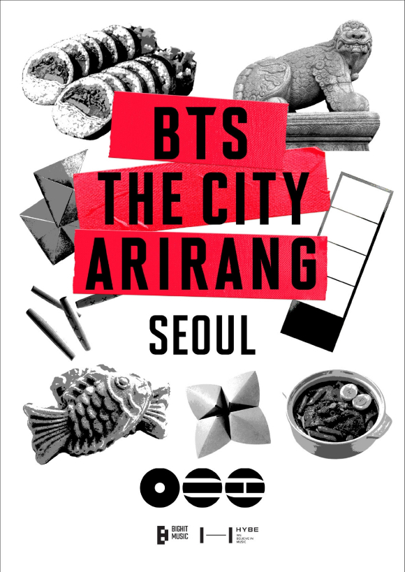 'BTS THE CITY ARIRANG SEOUL' 포스터. [사진=빅히트뮤직]