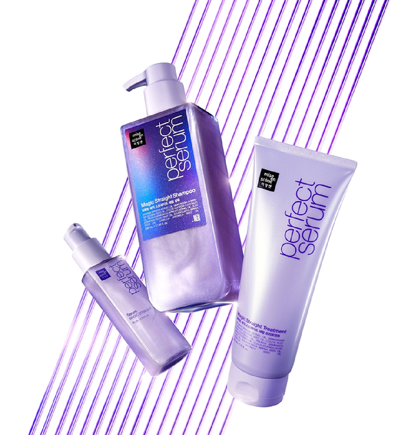 미쟝센 퍼펙트 매직 스트레이트 3종. [사진=아모레퍼시픽]