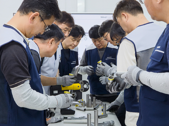 삼성전자 'EHS 히트펌프' 전담 교육장. [사진=삼성전자]
