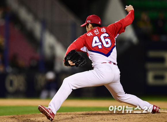 투수 박진태가 KIA 타이거즈를 떠난다. [사진=아이뉴스DB]