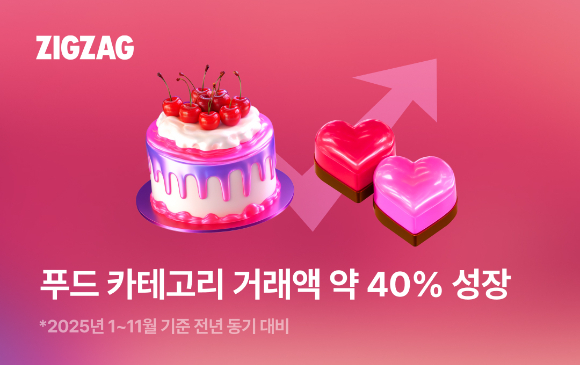 푸드 카테코리 급성장 이미지. [사진=지그재그]