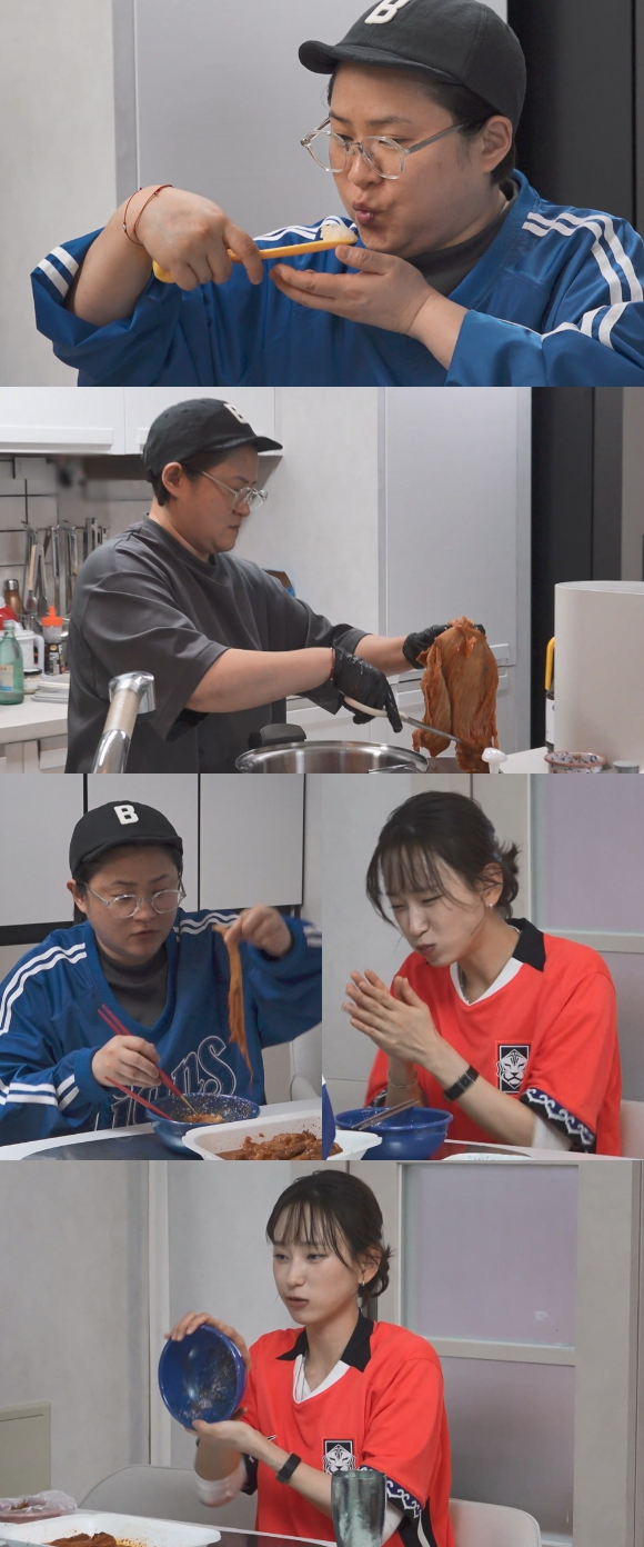 '나 혼자 산다' 김신영, 류혜영 위한 혼신의 밥상…박수갈채 쏟아진 메뉴는?