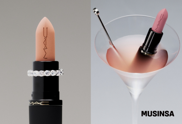 무신사 뷰티에 신규 입점한 글로벌 뷰티 브랜드 '맥(MAC)'의 대표 상품 화보. [사진=무신사 뷰티]