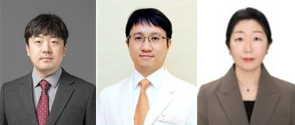 (왼쪽부터) 정재훈 가천대학교 예방의학 교수(교신저자), 허경민 삼성서울병원 감염내과 교수(제1저자), 강민선 가천대학교 의과대학 연구교수(공동저자) [사진=한국연구재단]