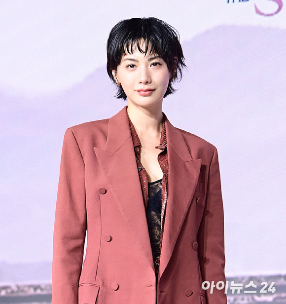 배우 나나가 지난 9일 서울 종로구 JW 메리어트 동대문 스퀘어에서 열린 넷플릭스 시리즈 '스캔들' 제작발표회에 참석하고 있다. [사진=정소희 기자]